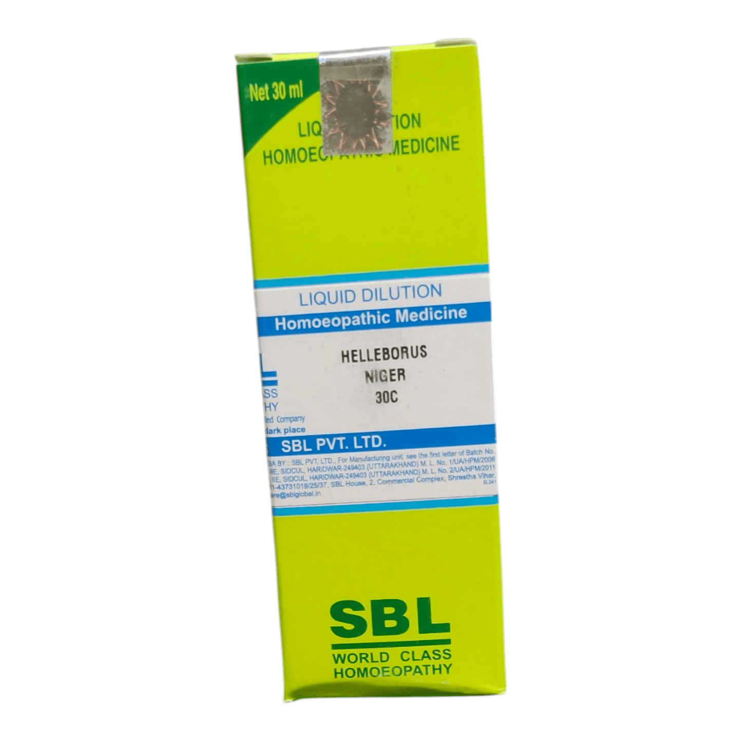 SBL HELLEBORUS NIGER 30C HOMEOPATHIC MEDICINE 30ML - Liquid - Bhanu Pratap