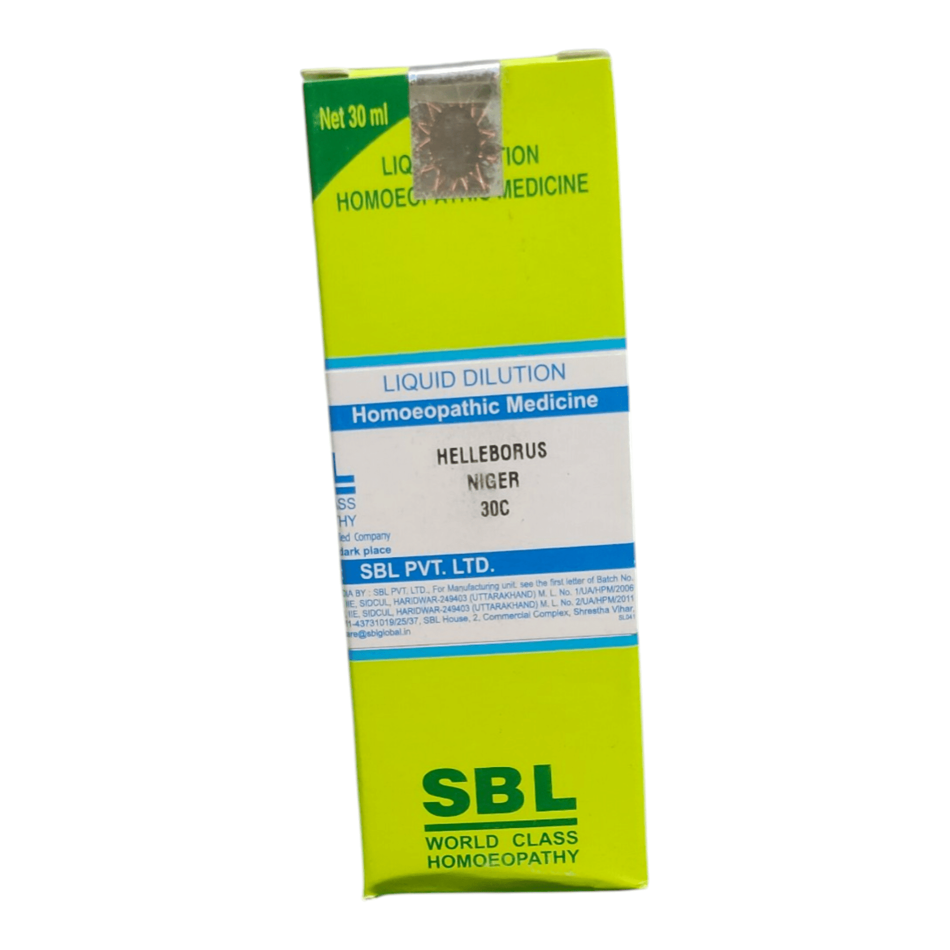SBL HELLEBORUS NIGER 30C HOMEOPATHIC MEDICINE 30ML - Liquid - Bhanu Pratap