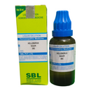 SBL Homeopathic medicine bottle and packaging on a white background