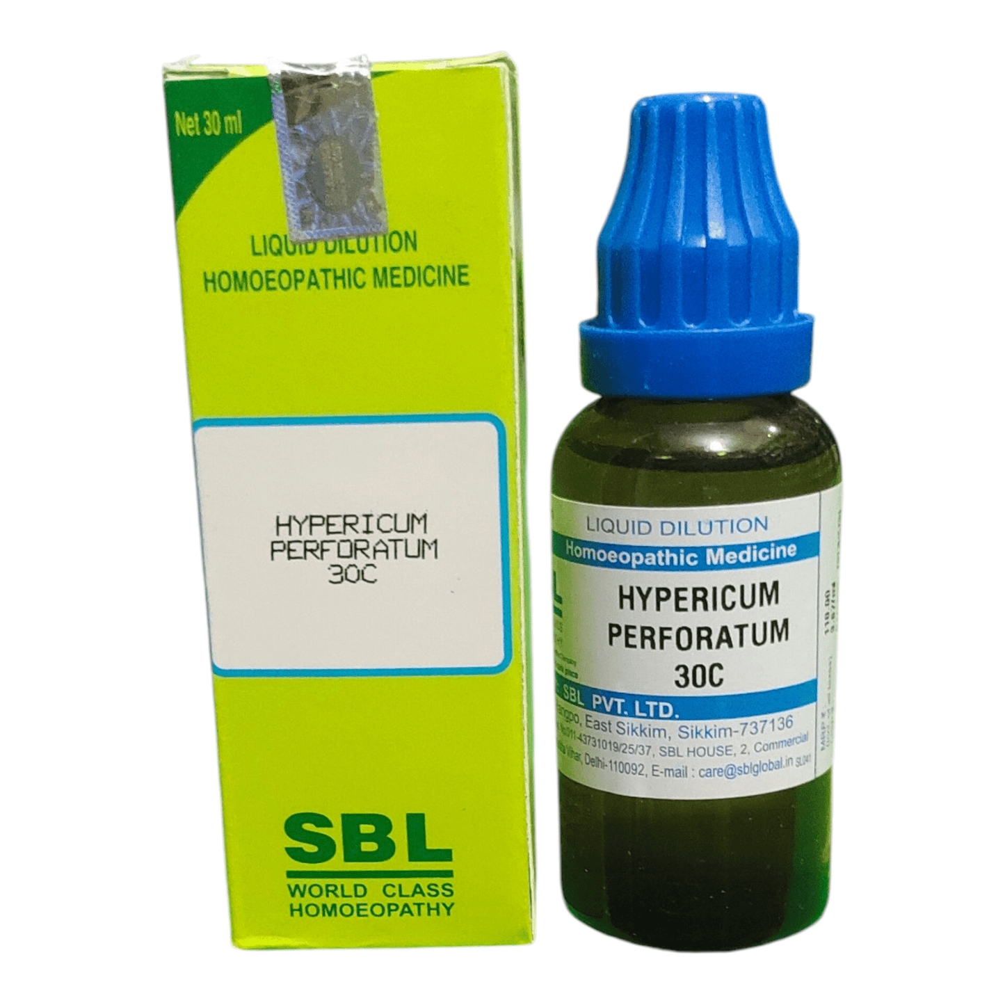 SBL HYPERICUM PERFORATOM 30C HOMEOPATHIC MEDICINE 30ML - Liquid - Bhanu Pratap