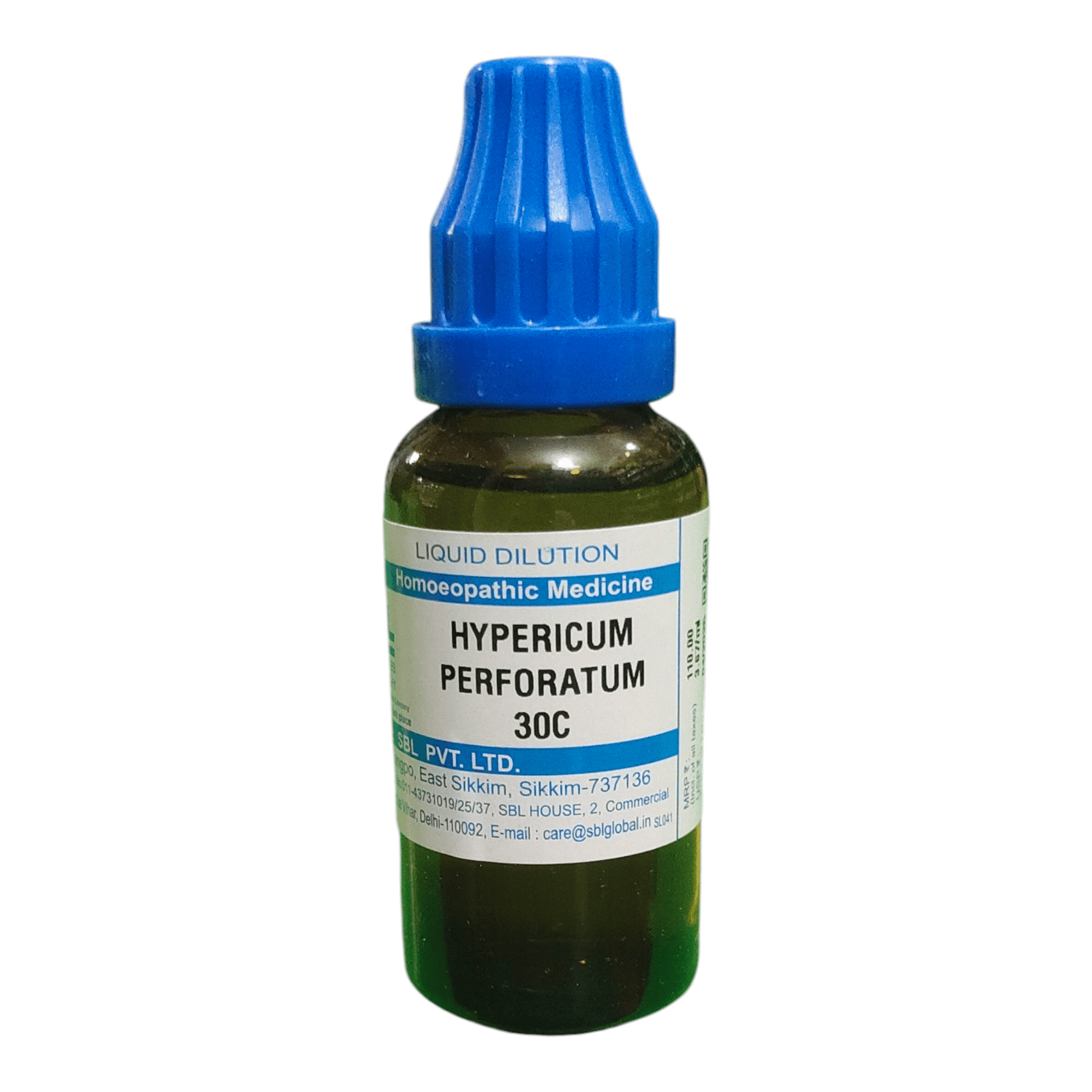 SBL HYPERICUM PERFORATOM 30C HOMEOPATHIC MEDICINE 30ML - Liquid - Bhanu Pratap