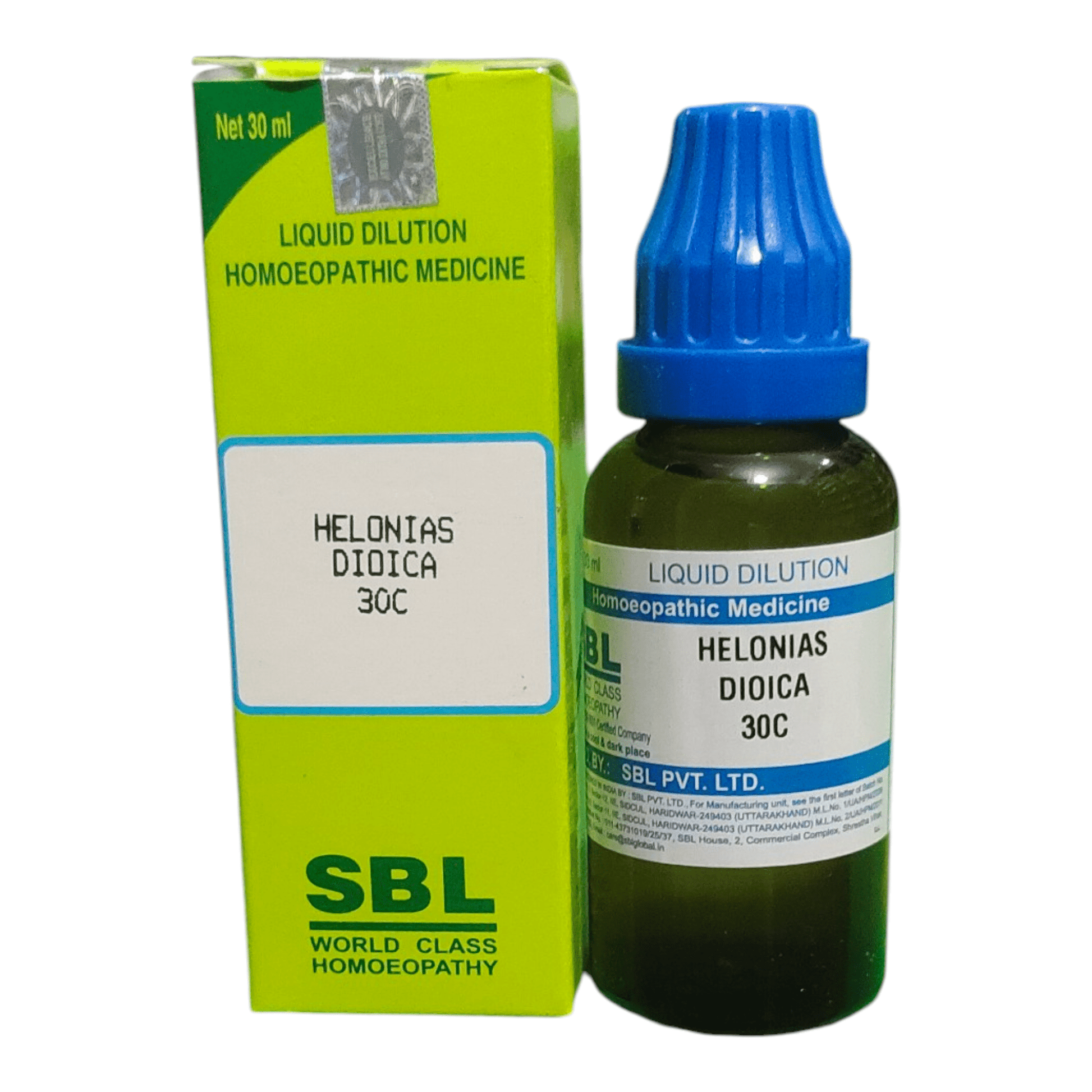 SBL HELONIAS DIOICA 30C HOMEOPATHIC MEDICINE 30ML - Liquid - Bhanu Pratap