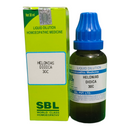 SBL Helonias Dioica 30C homeopathic medicine bottle and packaging on a white background