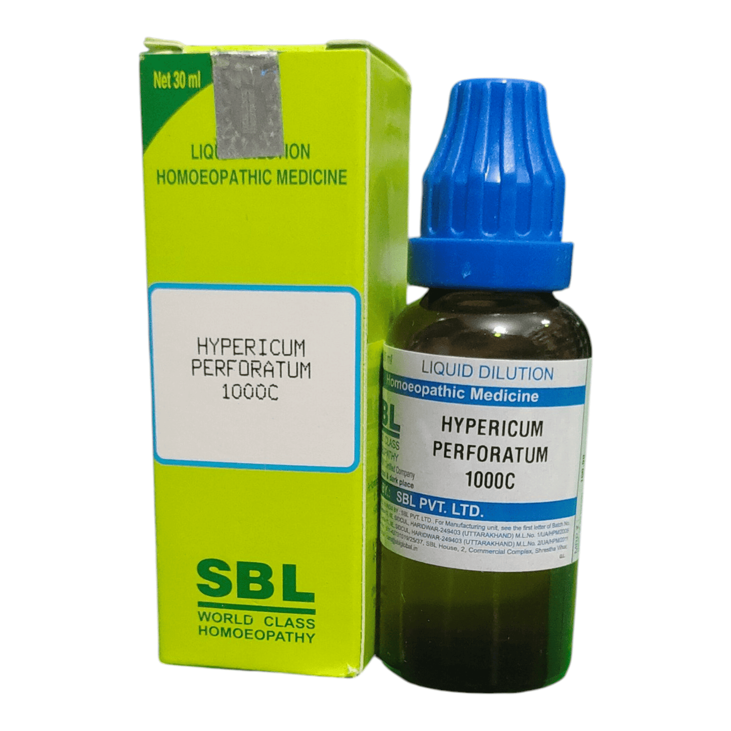 SBL HYPERICUM PERFORATUM 1000C HOMEOPATHIC MEDICINE 30ML - Liquid - Bhanu Pratap