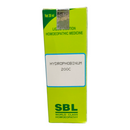 SBL Hydrophobinum 200C homoeopathic medicine box on a white background