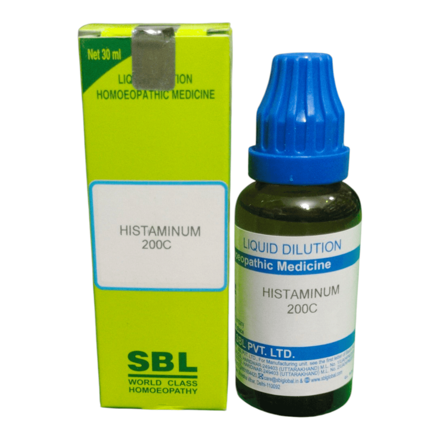 SBL HISTAMINUM 200C HOMEOPATHIC MEDICINE 30ML - Liquid - Bhanu Pratap
