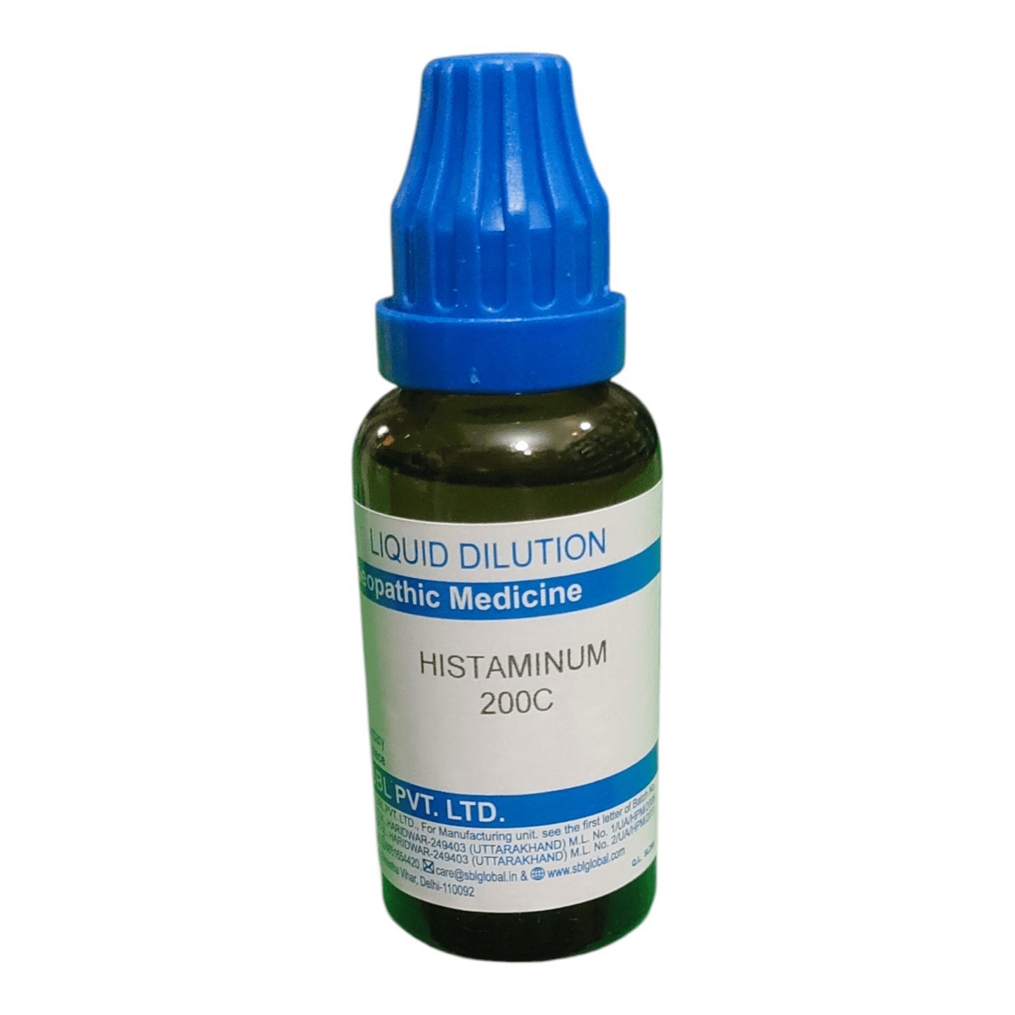 SBL HISTAMINUM 200C HOMEOPATHIC MEDICINE 30ML - Liquid - Bhanu Pratap
