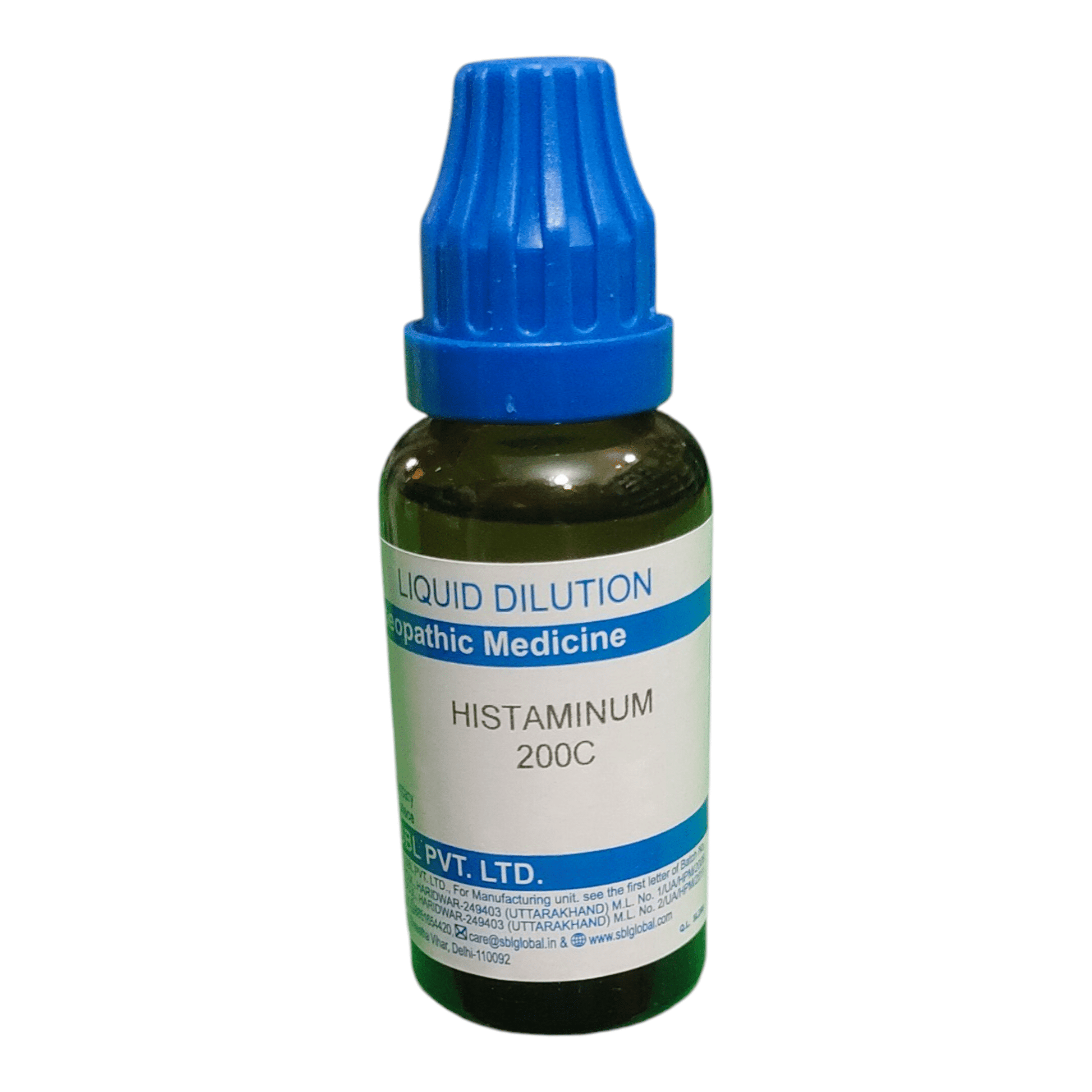 SBL HISTAMINUM 200C HOMEOPATHIC MEDICINE 30ML - Liquid - Bhanu Pratap
