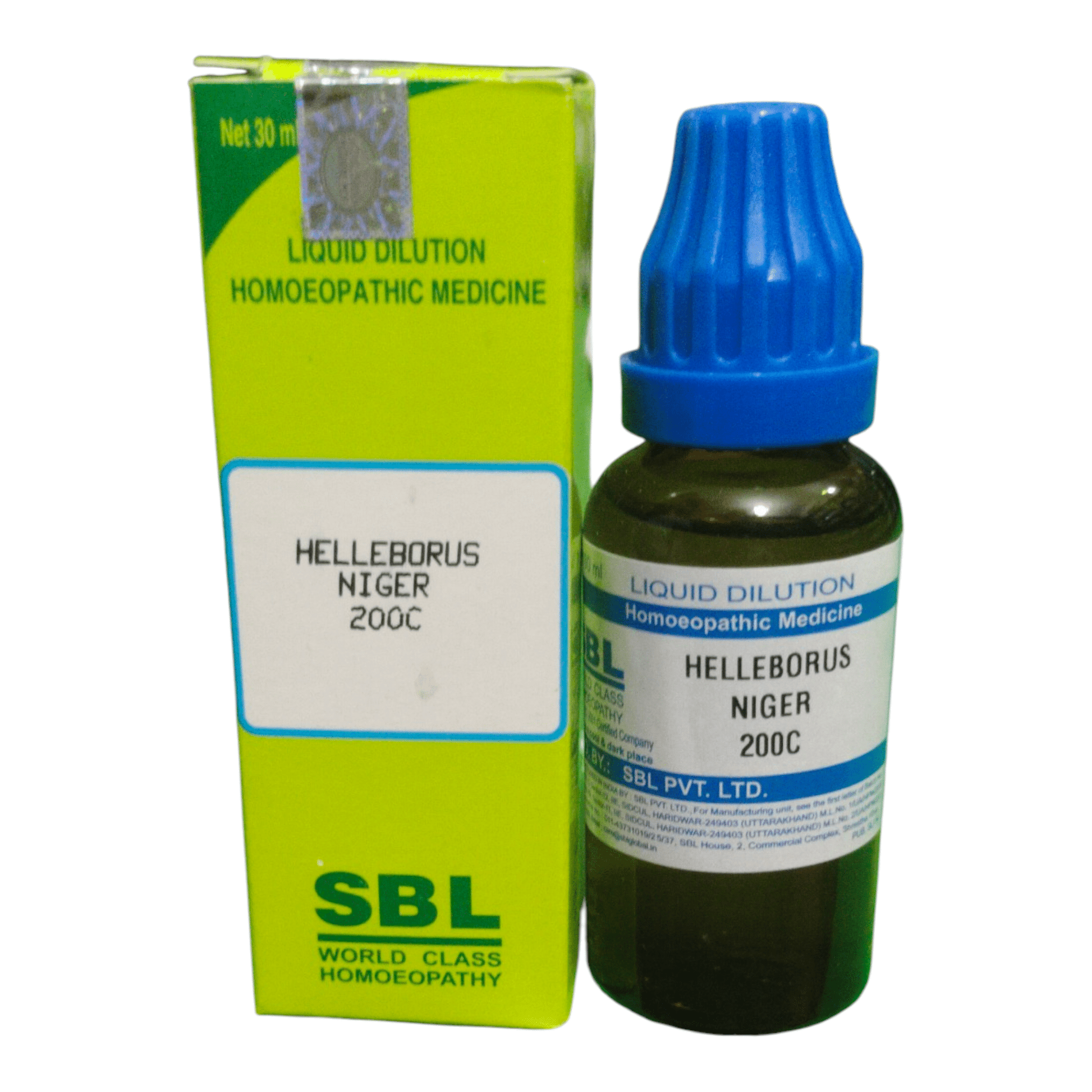 SBL HELLEBORUS NIGER 200 HOMEOPATHIC MEDICINE 30ML - Liquid - Bhanu Pratap