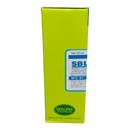 Green box with SBL label on a white background