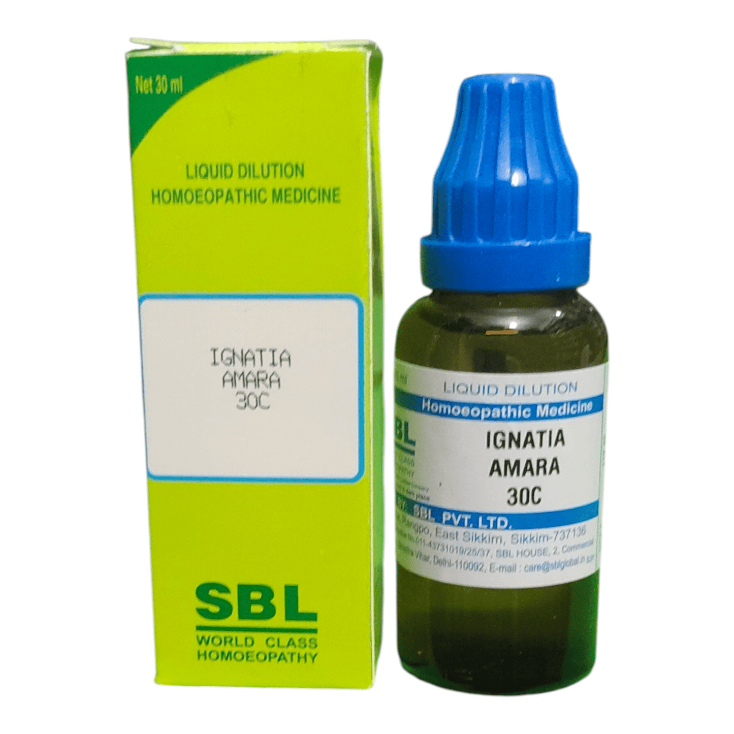 SBL IGNATIA AMARA 30C HOMEOPATHIC MEDICINE 30ML - Liquid - Bhanu Pratap