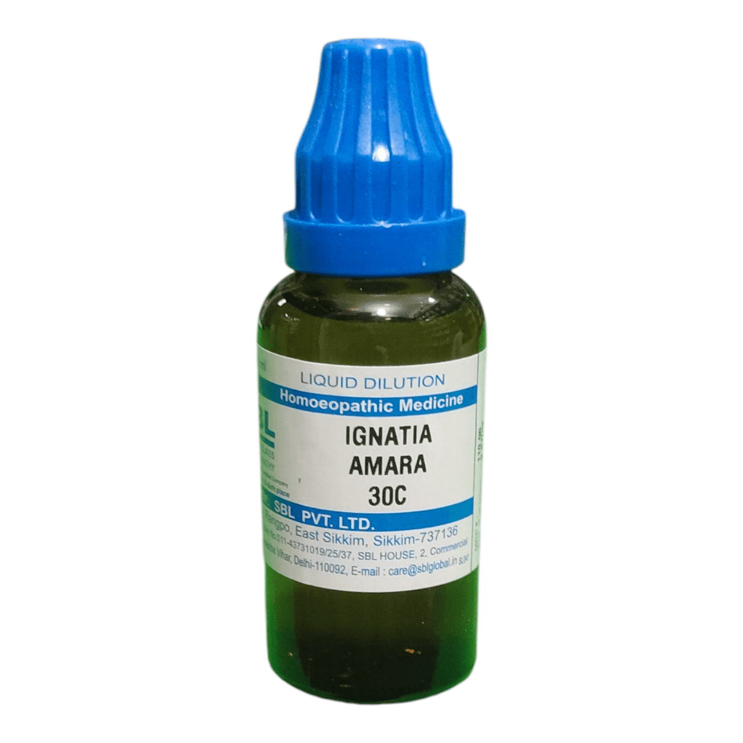 SBL IGNATIA AMARA 30C HOMEOPATHIC MEDICINE 30ML - Liquid - Bhanu Pratap