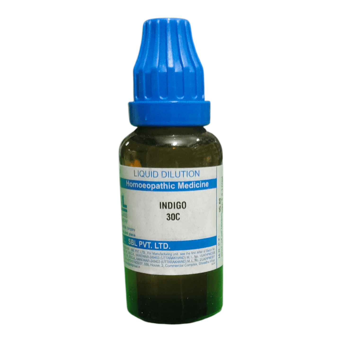 SBL INDIGO 30C HOMEOPATHIC MEDICINE 30ML - Liquid - Bhanu Pratap