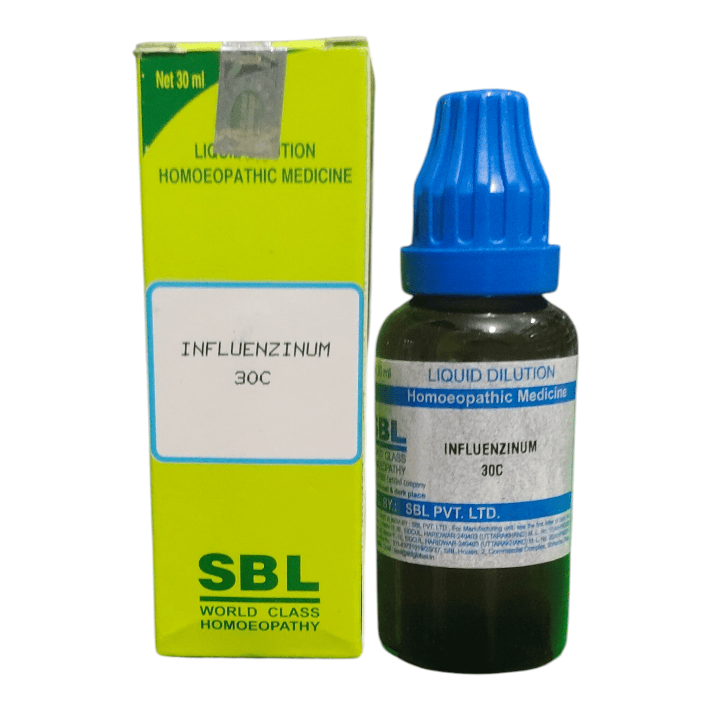 SBL INFLUENZINUM 30C HOMEOPATHIC MEDICINE 30ML - Liquid - Bhanu Pratap
