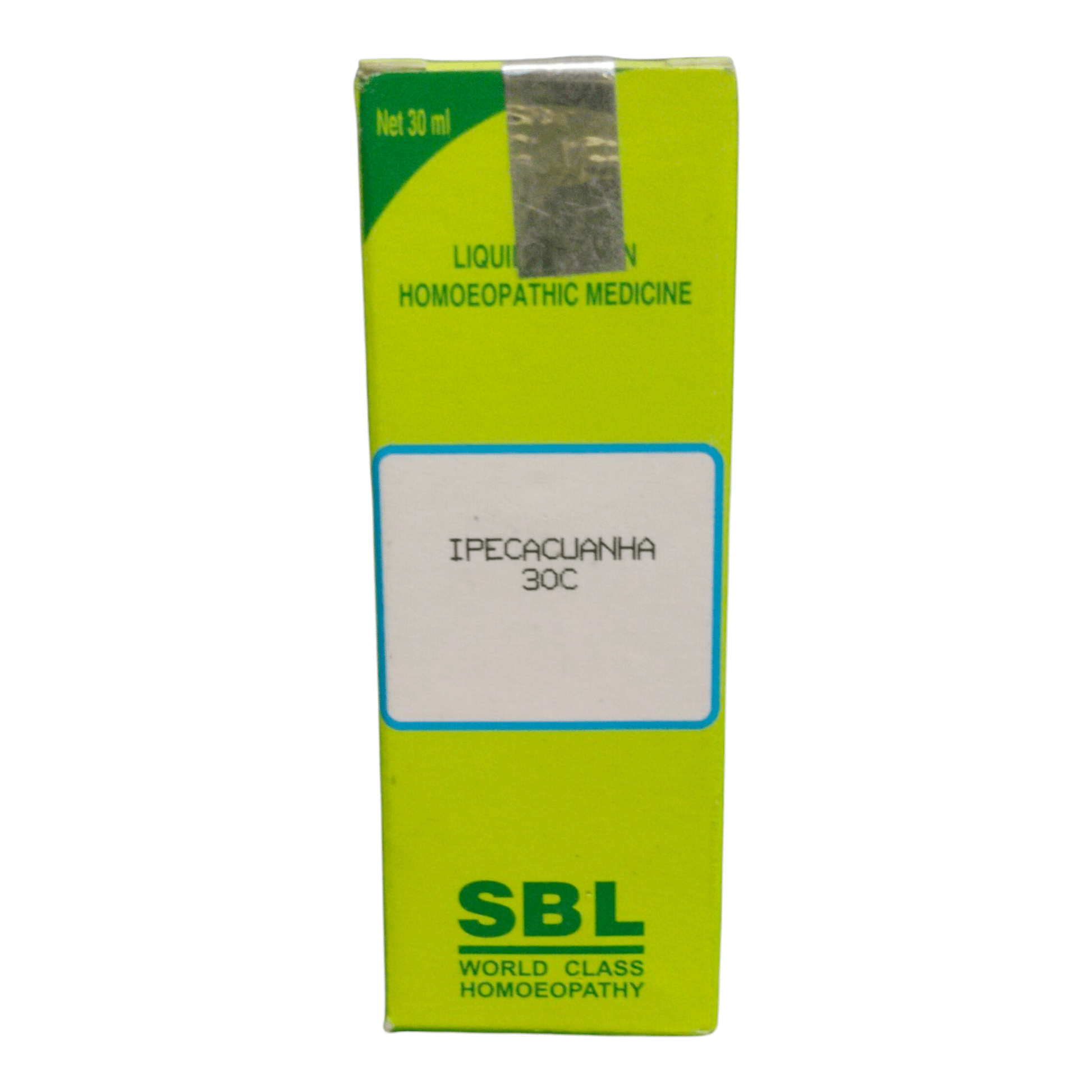 SBL IPECACUANHA 30C HOMEOPATHIC MEDICINE 30ML - Liquid - Bhanu Pratap