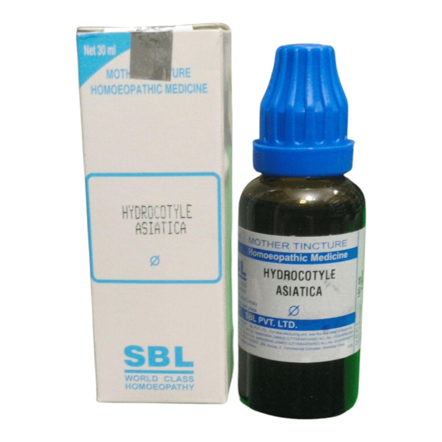 SBL HYDROCOTYLE ASIATICA Q MOTHER TINCTURE 30ML - Liquid - Bhanu Pratap