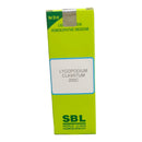 SBL Lycopodium Clavatum 200C homeopathic medicine box on a white background