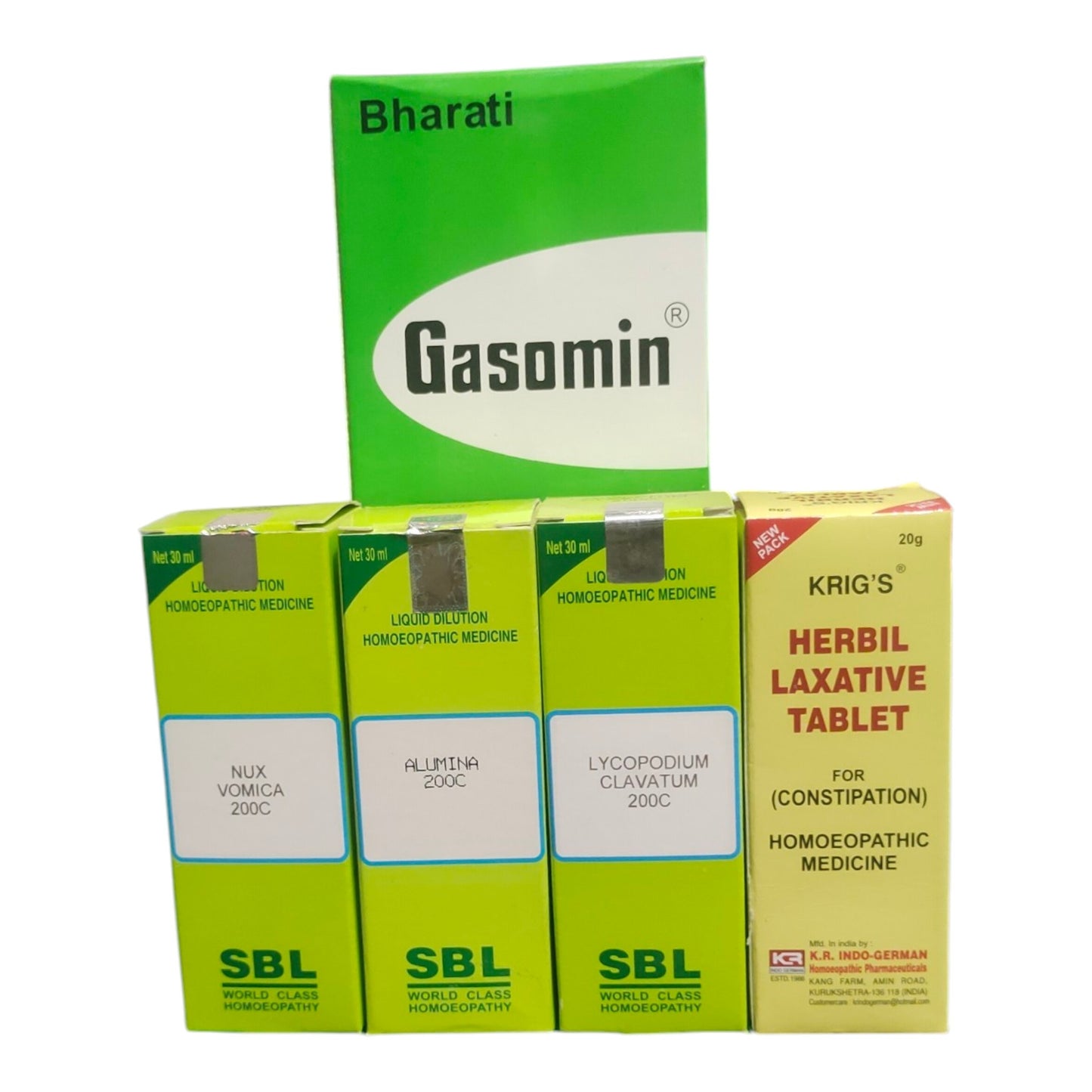 Constipation & Gas Relief Homeopathic Kit - HOMEOPATHIC KIT - Bhanu Pratap