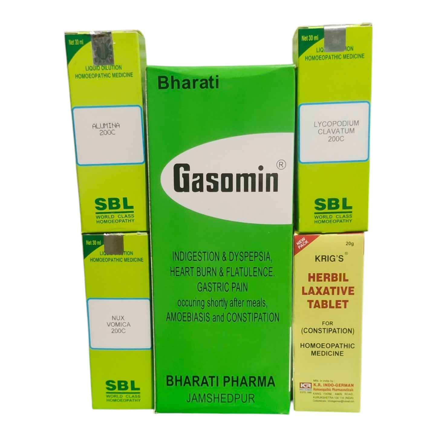 Constipation & Gas Relief Homeopathic Kit - HOMEOPATHIC KIT - Bhanu Pratap