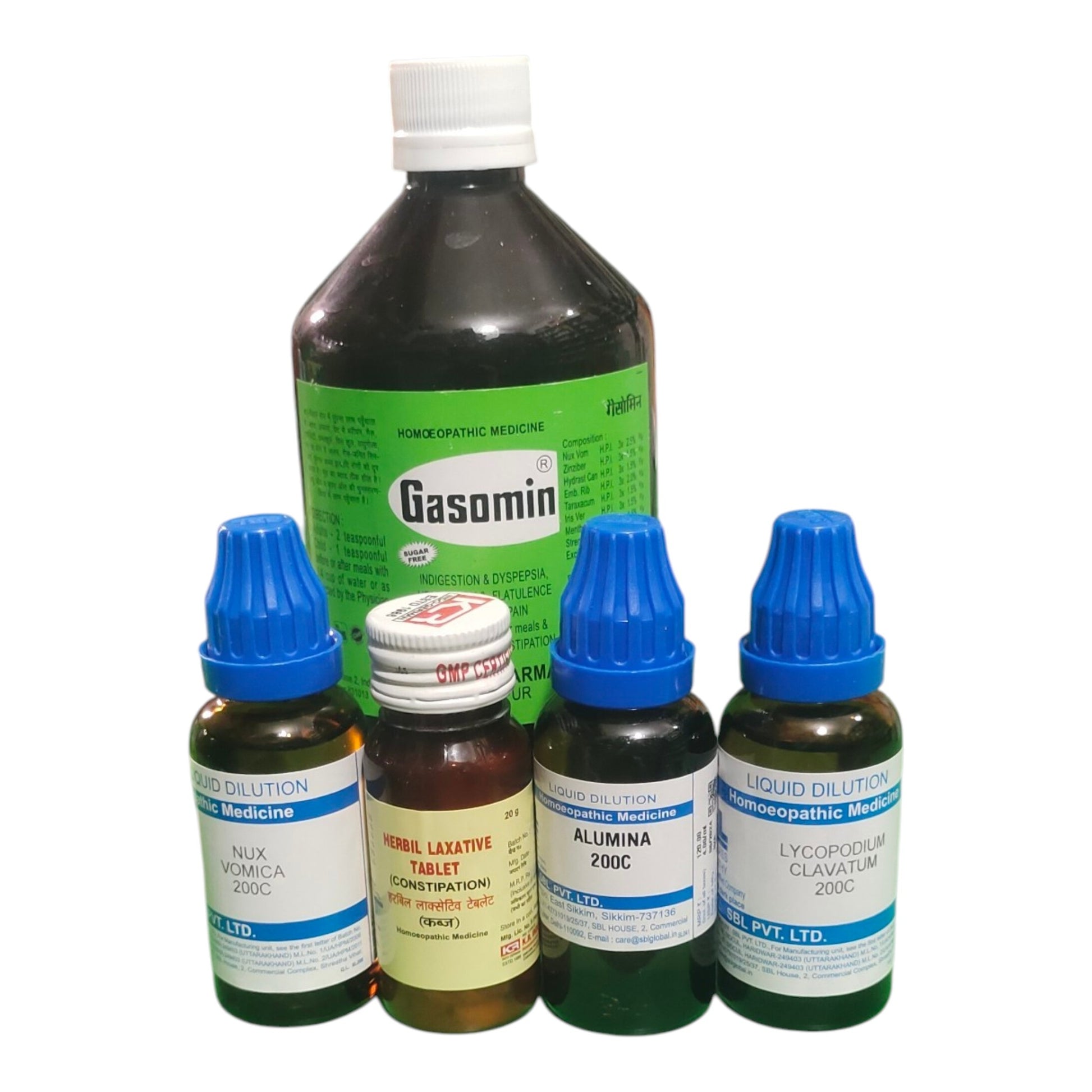 Constipation & Gas Relief Homeopathic Kit - HOMEOPATHIC KIT - Bhanu Pratap