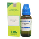 SBL Ipecacuanha 200C homeopathic medicine bottle and packaging on a white background
