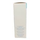 Tall white rectangular box with text on a white background