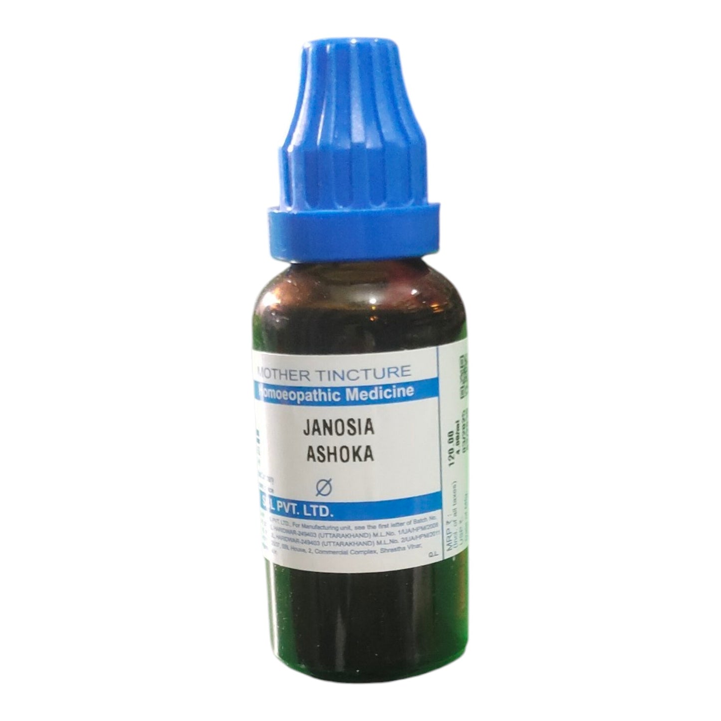 SBL JANOSIA ASHOKA Q MOTHER TINCTURE HOMEOPATHIC MEDICINE 30ML - Liquid - Bhanu Pratap