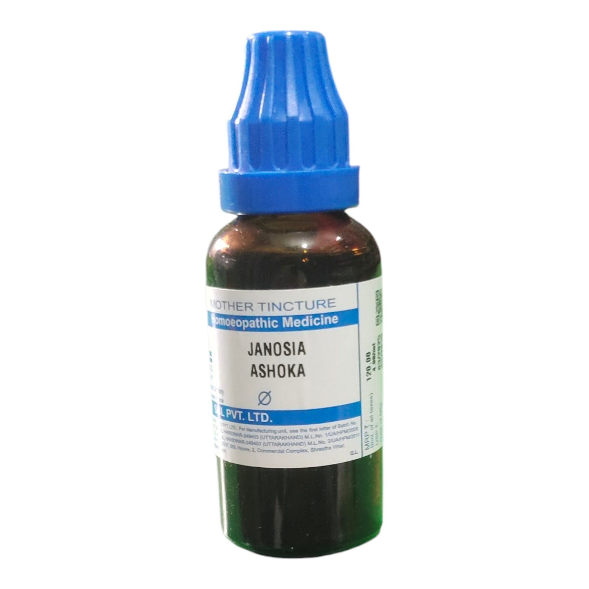 SBL JANOSIA ASHOKA Q MOTHER TINCTURE HOMEOPATHIC MEDICINE 30ML - Liquid - Bhanu Pratap