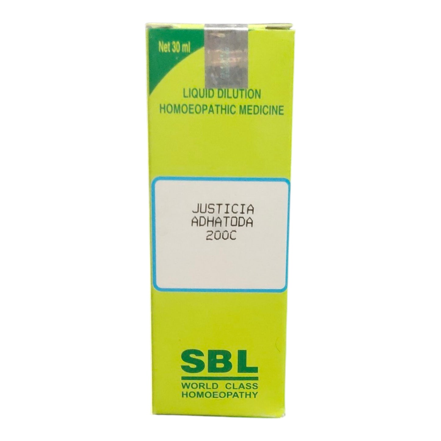 SBL JUSTICIA ADHATODA 200C HOMEOPATHIC MEDICINE 30ML - Liquid - Bhanu Pratap
