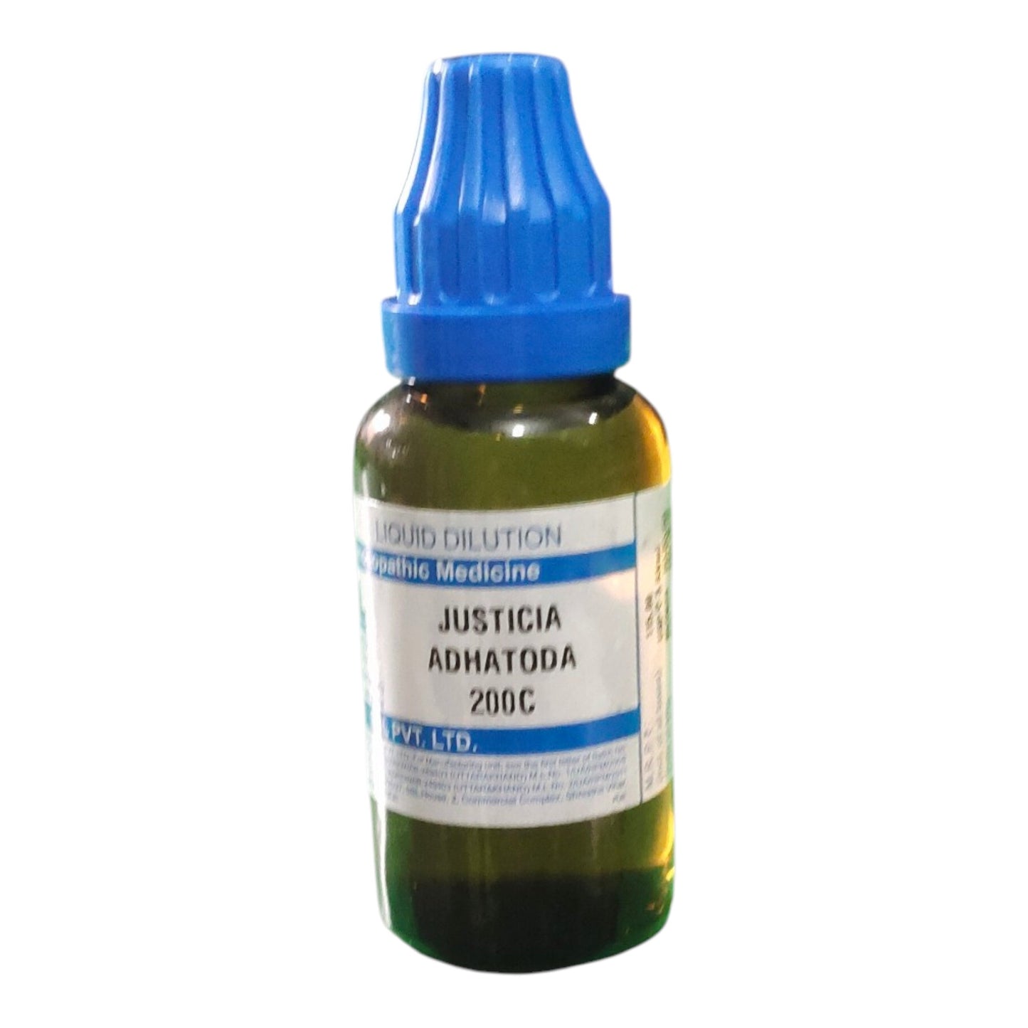 SBL JUSTICIA ADHATODA 200C HOMEOPATHIC MEDICINE 30ML - Liquid - Bhanu Pratap