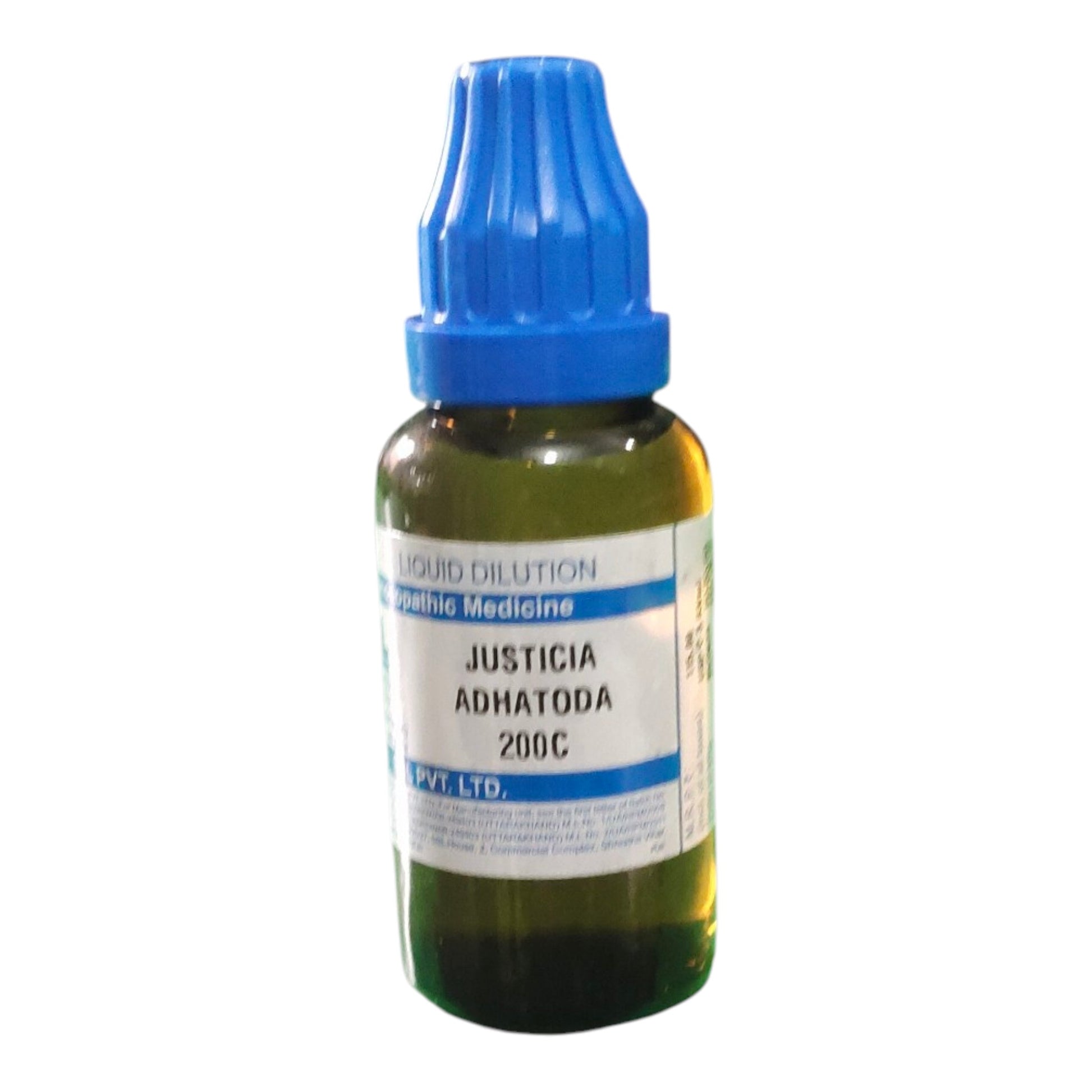 SBL JUSTICIA ADHATODA 200C HOMEOPATHIC MEDICINE 30ML - Liquid - Bhanu Pratap