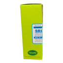 Green box with SBL label on a white background
