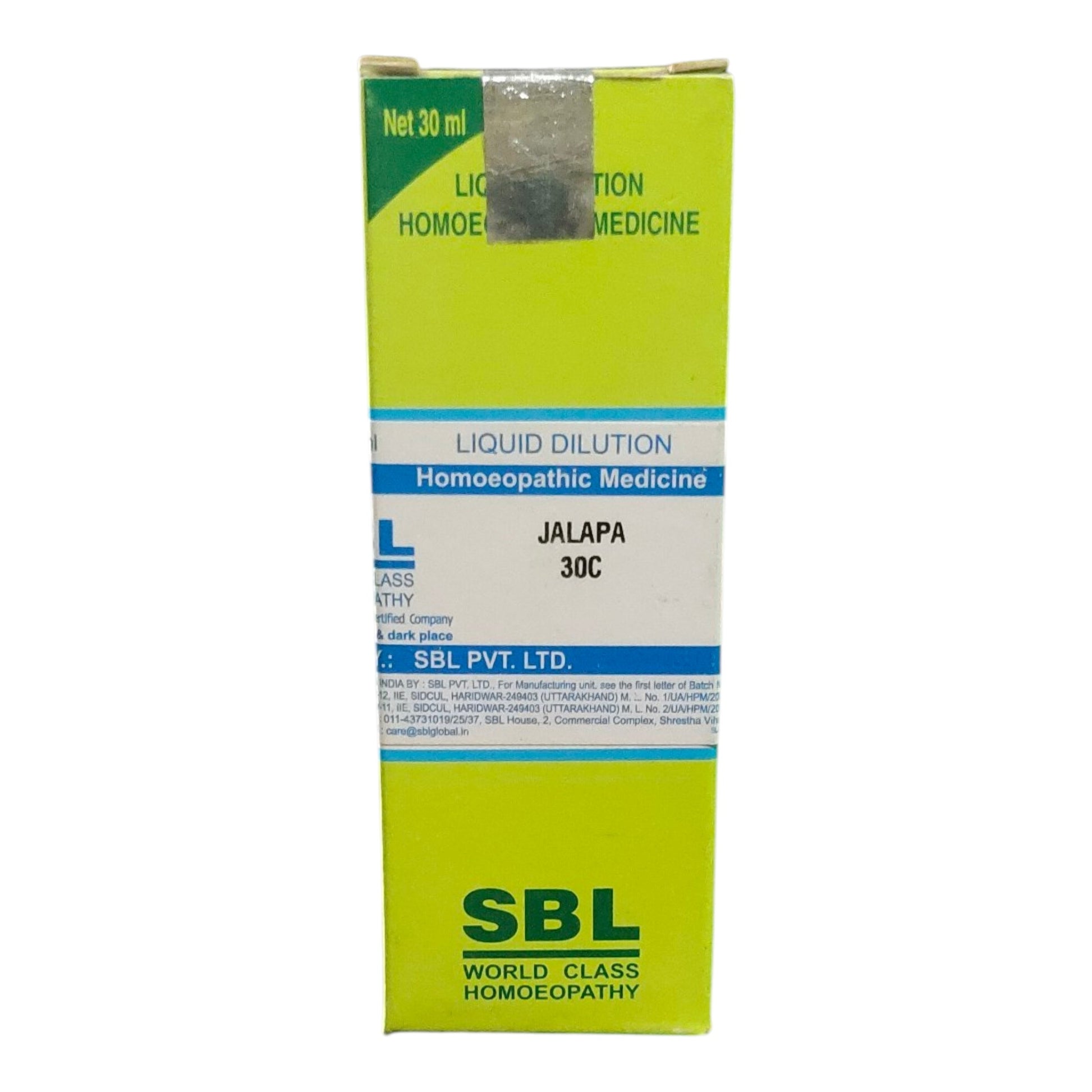 SBL JALAPA 30C HOMEOPATHIC MEDICINE 30ML - Liquid - Bhanu Pratap