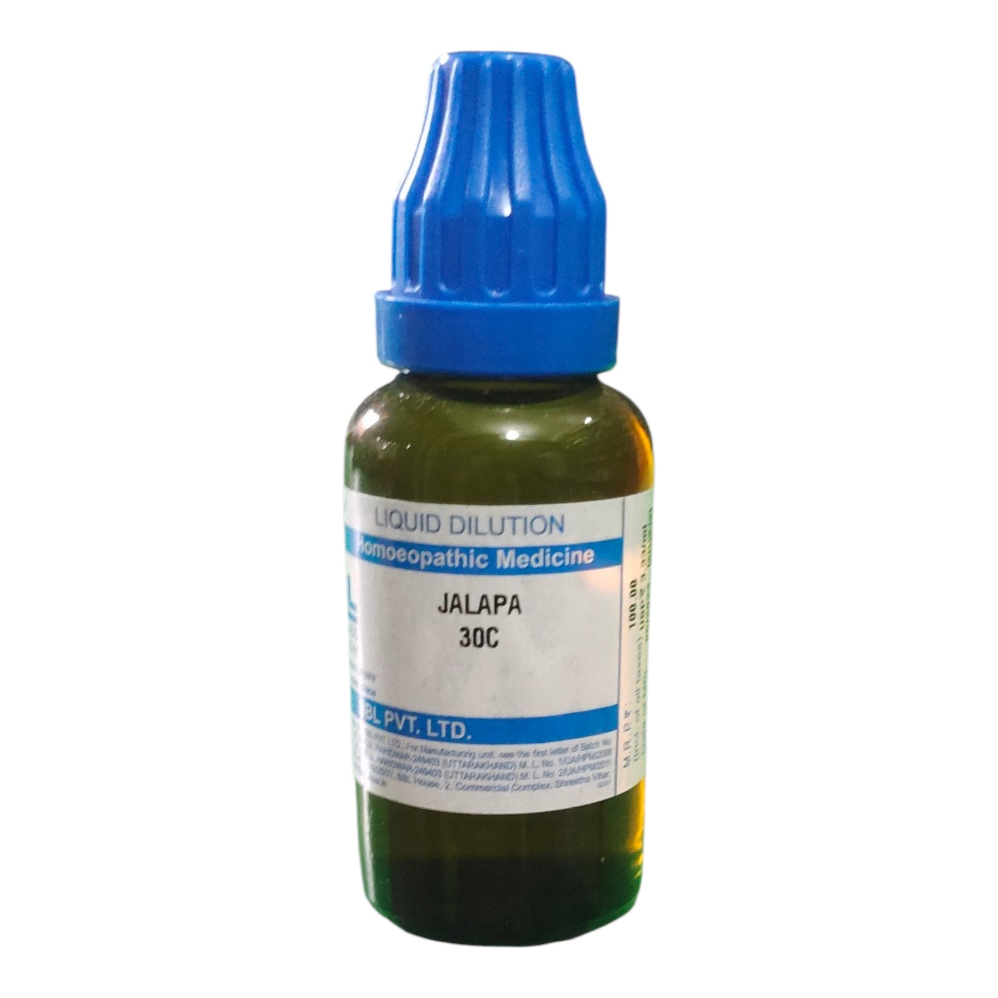 SBL JALAPA 30C HOMEOPATHIC MEDICINE 30ML - Liquid - Bhanu Pratap
