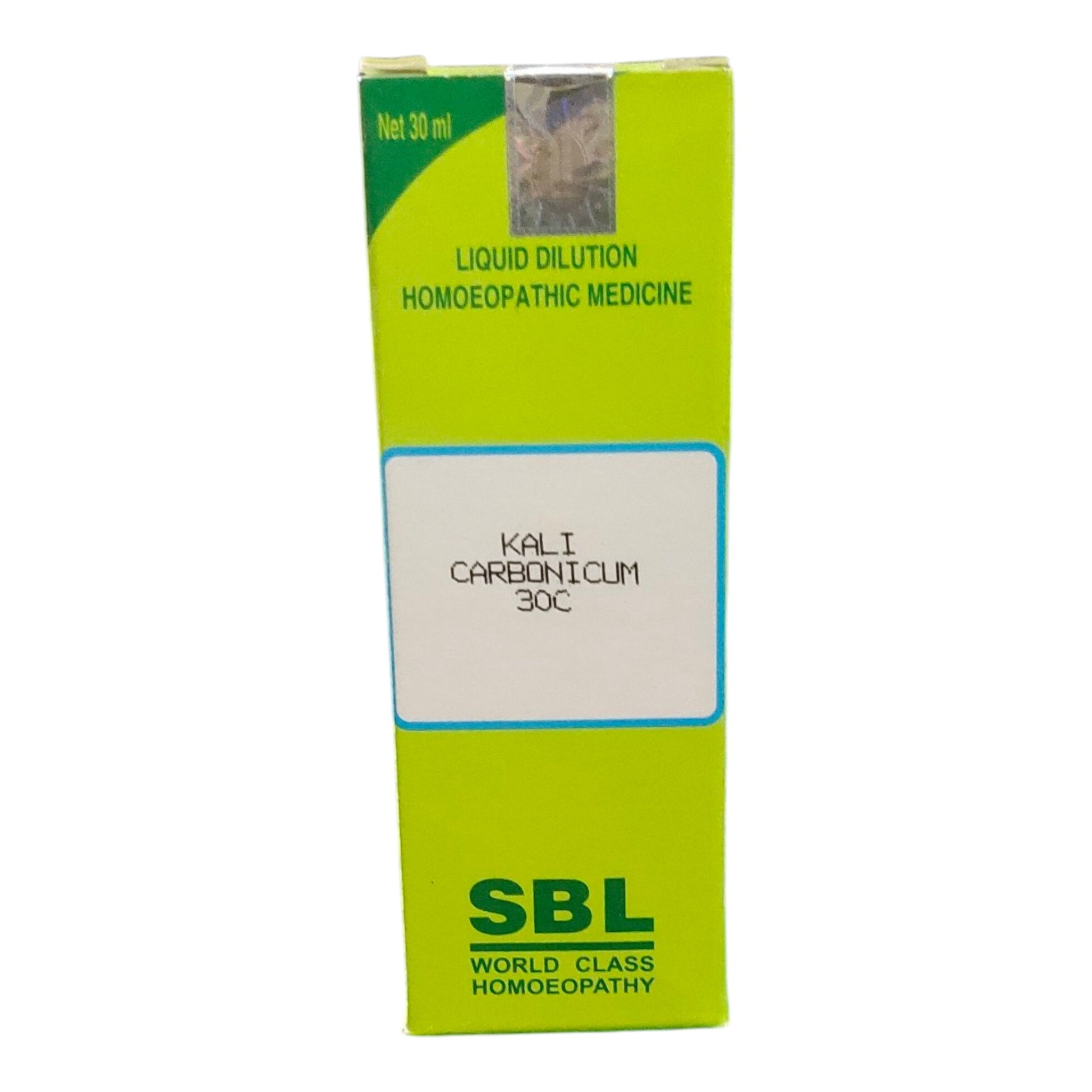 SBL KALI CARBONICUM 30C HOMEOPATHIC MEDICINE 30ML - Liquid - Bhanu Pratap