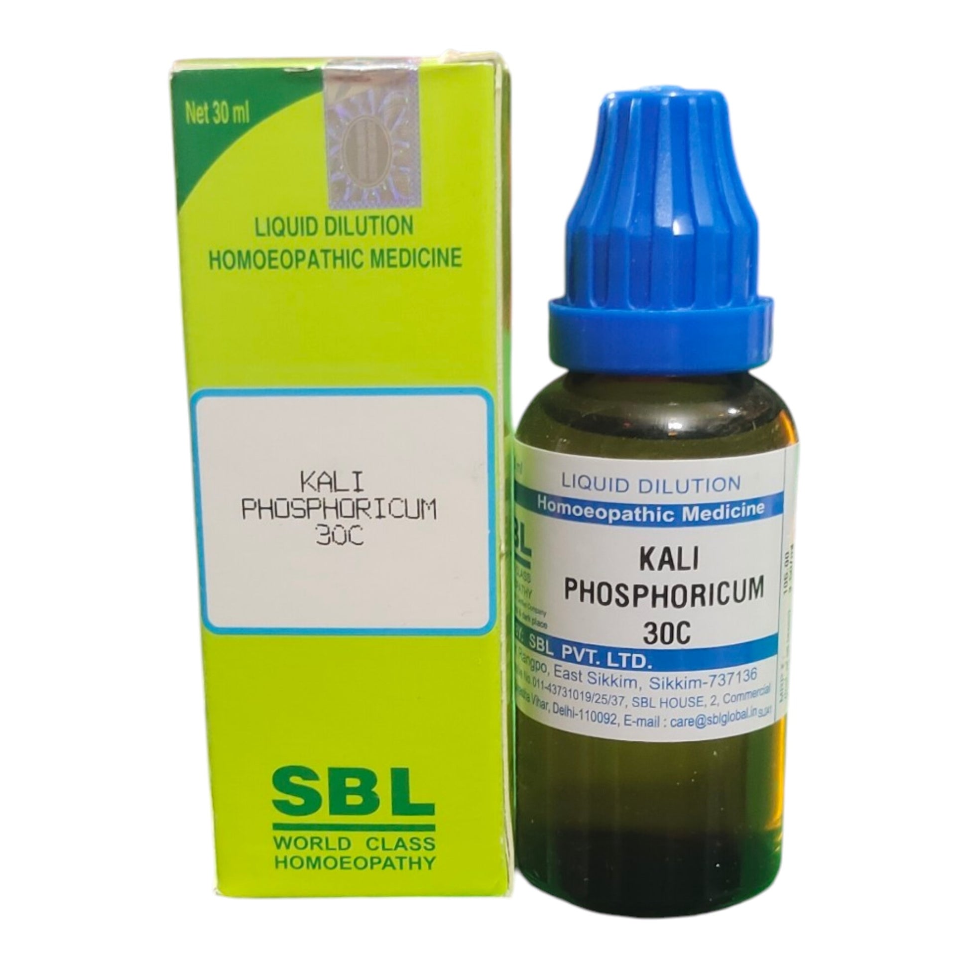 SBL KALI PHOSPHORICUM 30C HOMEOPATHIC MEDICINE 30ML - Liquid - Bhanu Pratap