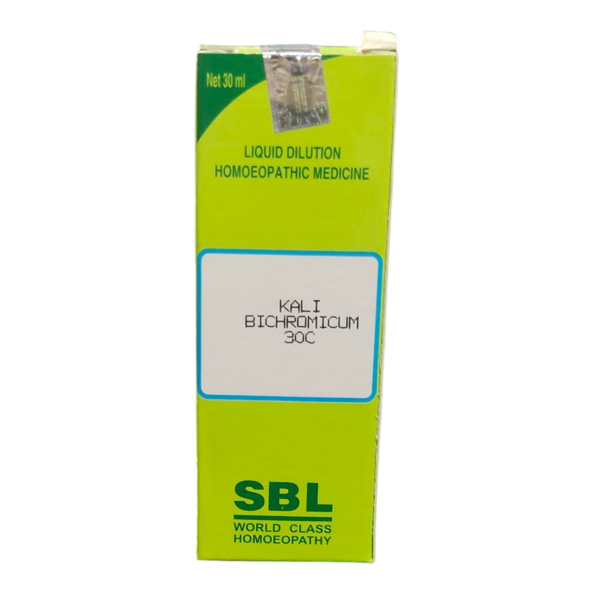 SBL KALI BICHROMICUM 30C HOMEOPATHIC MEDICINE 30ML - Liquid - Bhanu Pratap