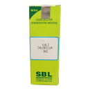 SBL Kali Chlorigum 30c homoeopathic medicine box on a white background
