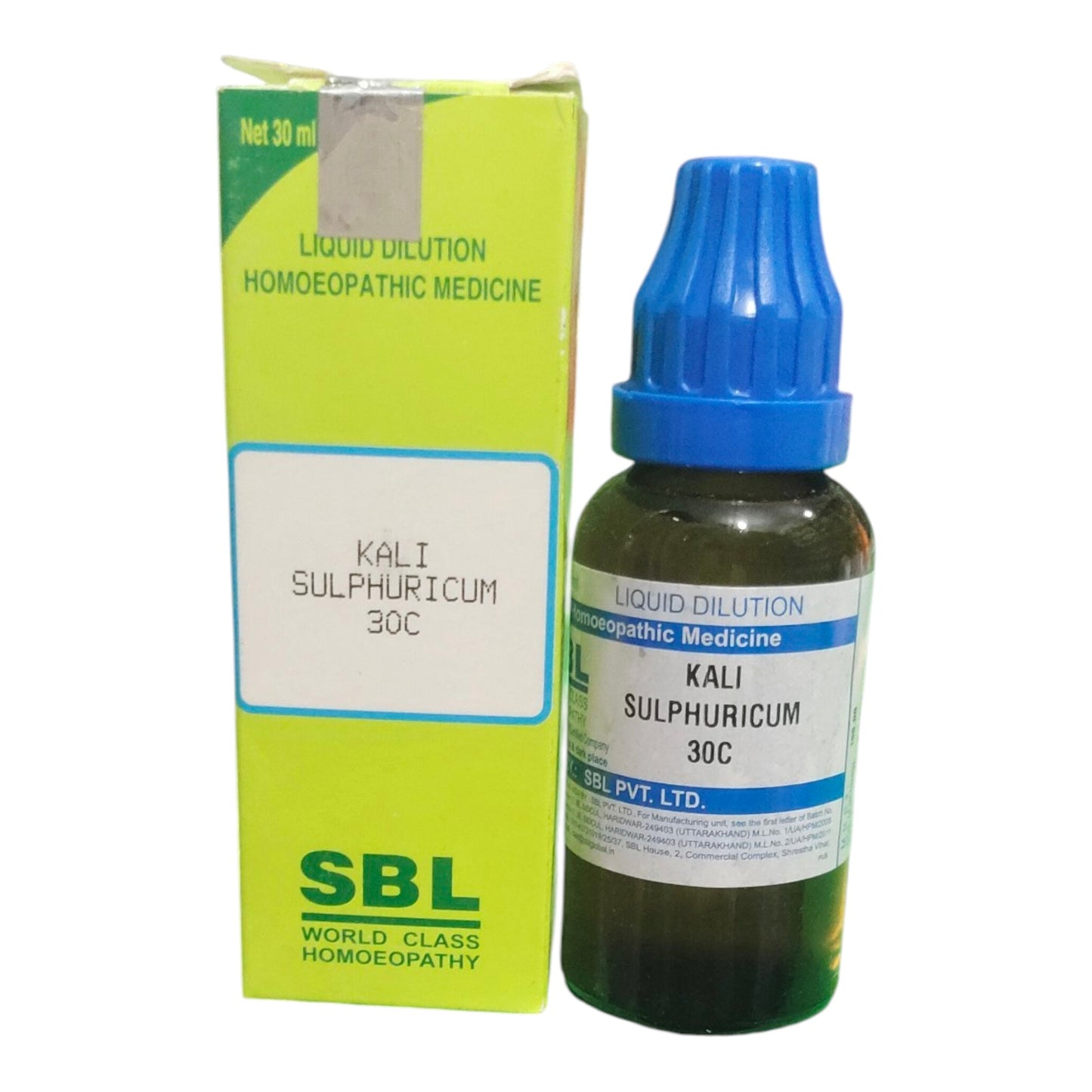 SBL KALI SULPHURICUM 30C HOMEOPATHIC MEDICINE 30ML - Liquid - Bhanu Pratap