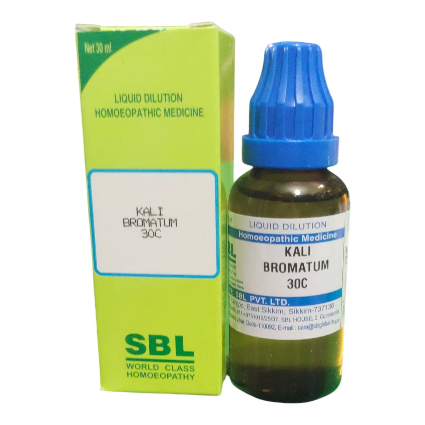 SBL KALI BROMATUM 30C HOMEOPATHIC MEDICINE 30ML - Liquid - Bhanu Pratap