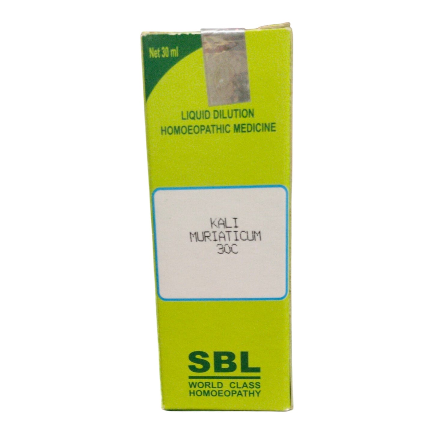 SBL KALI MURIATICUM 30C HOMEOPATHIC MEDICINE 30ML - Liquid - Bhanu Pratap