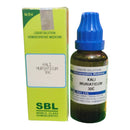SBL Kali Muriaticum 30C homeopathic medicine bottle and packaging on a white background