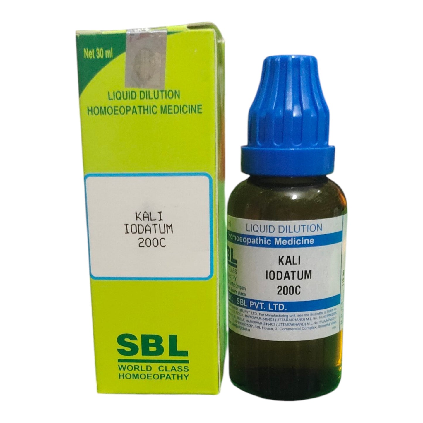 SBL KALI IODATUM 200C HOMEOPATHIC HOMEOPATHIC MEDICINE 30ML - Liquid - Bhanu Pratap