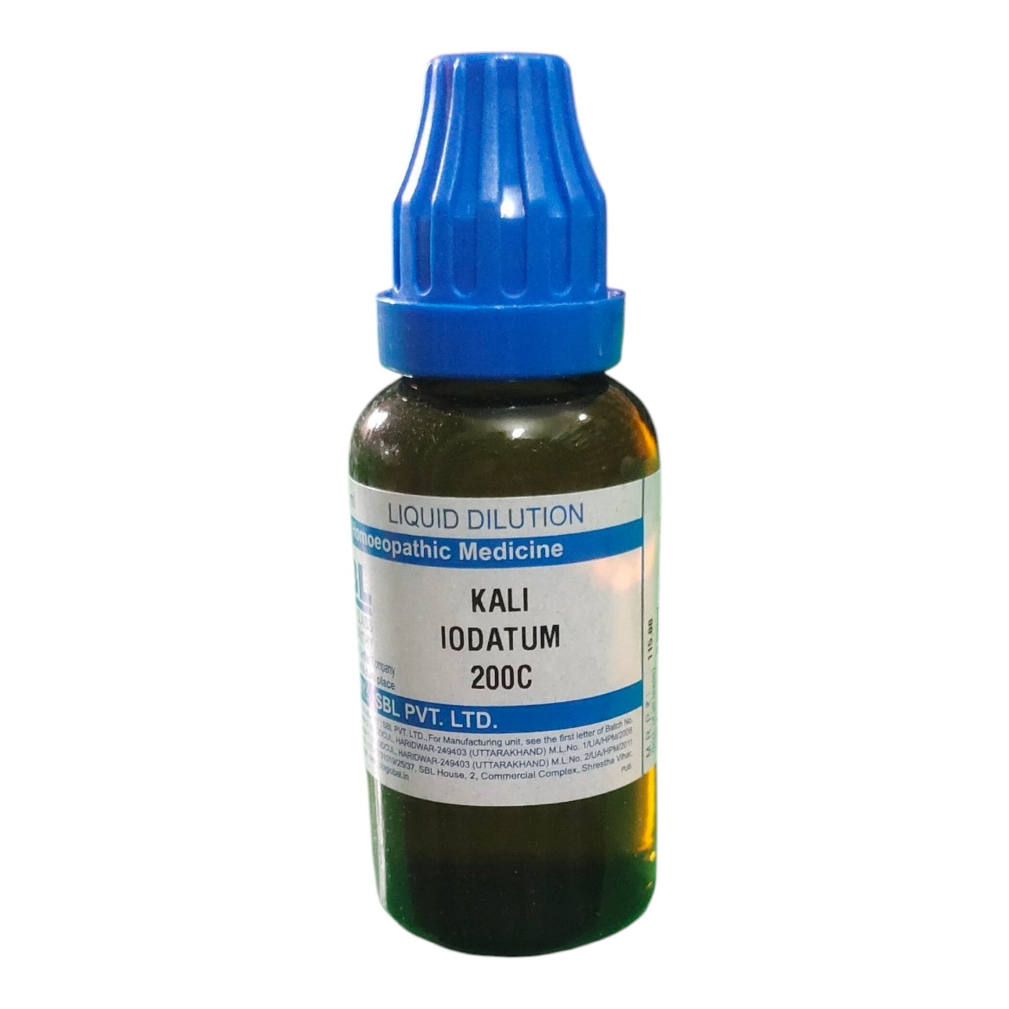 SBL KALI IODATUM 200C HOMEOPATHIC HOMEOPATHIC MEDICINE 30ML - Liquid - Bhanu Pratap