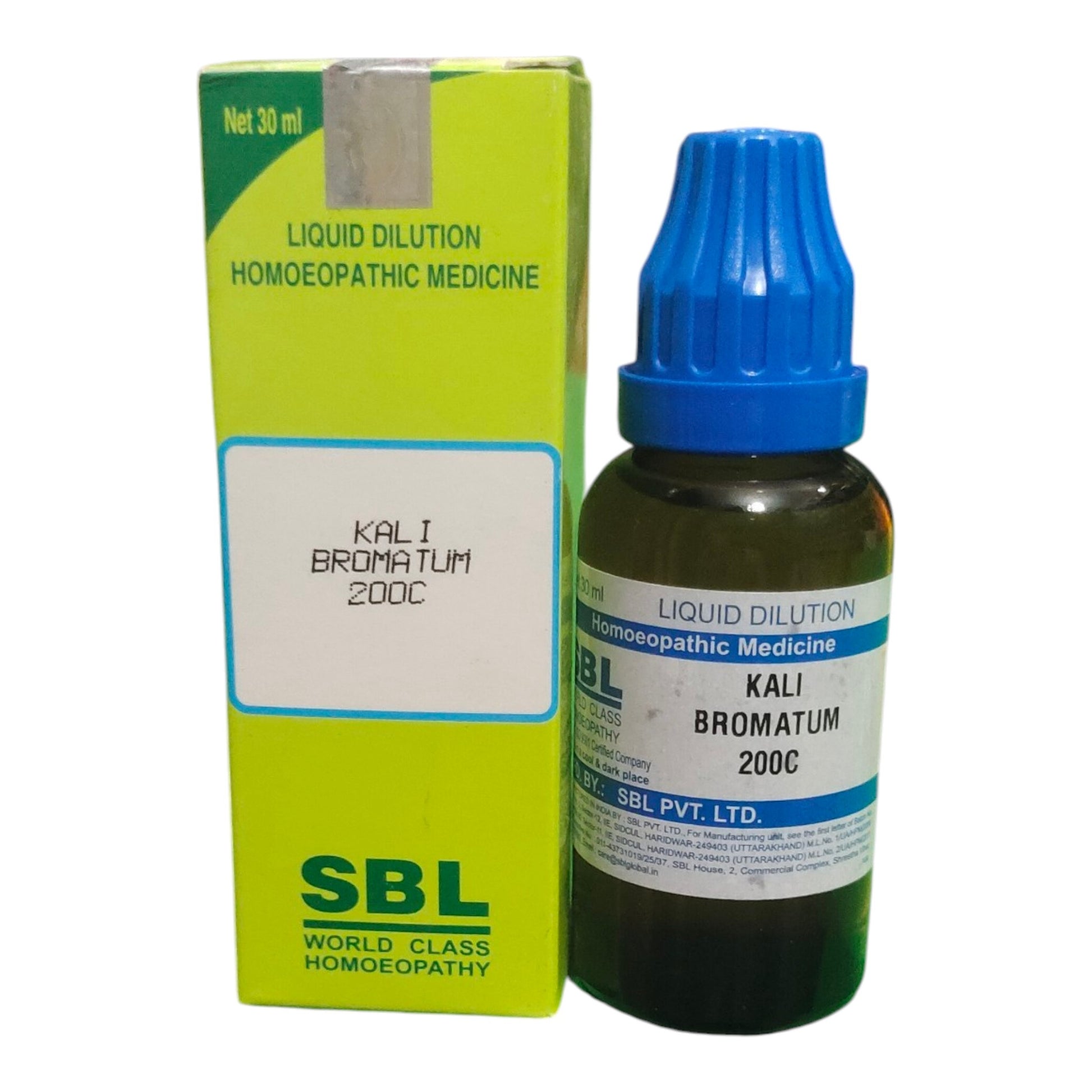 SBL KALI BROMATUM 200C HOMEOPATHIC MEDICINE 30ML - Liquid - Bhanu Pratap