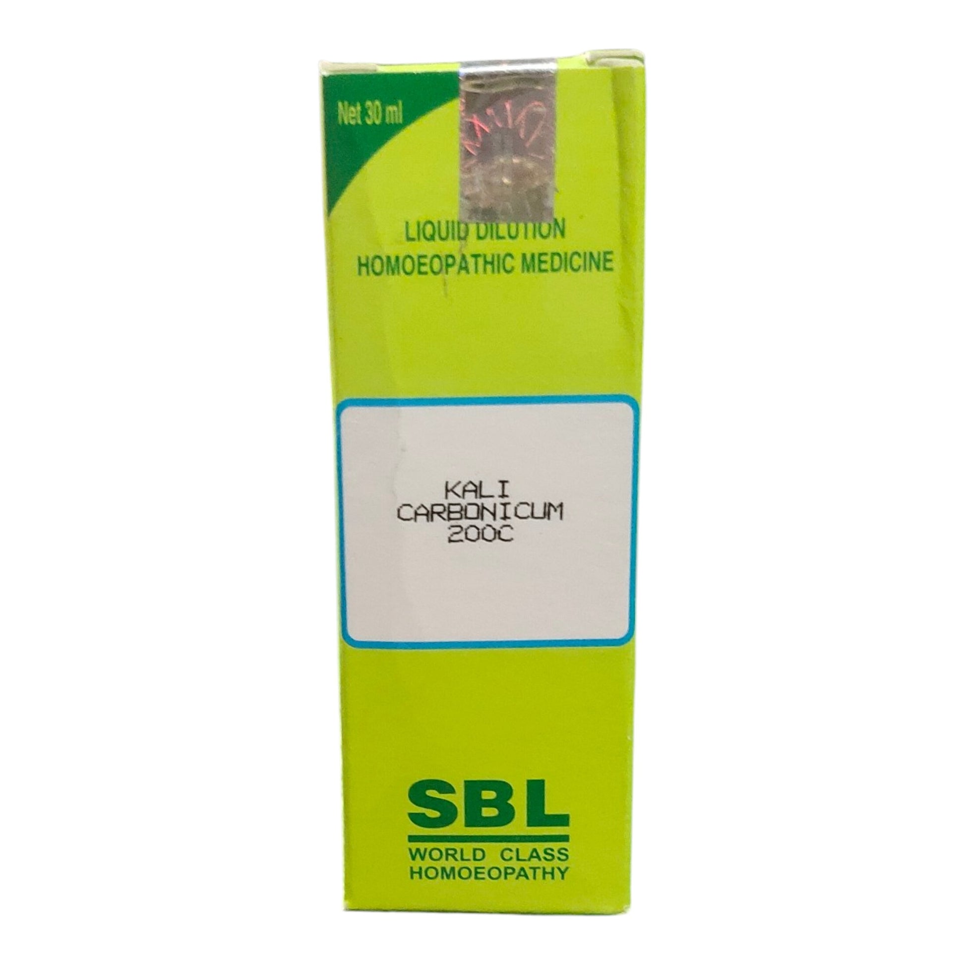 SBL KALI CARBONICUM 200C HOMEOPATHIC MEDICINE 30ML - Liquid - Bhanu Pratap