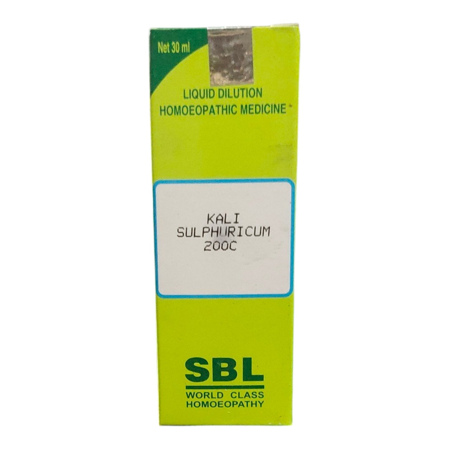 SBL KALI SULPHURICUM 200C HOMEOPATHIC MEDICINE 30ML - Liquid type - Bhanu Pratap