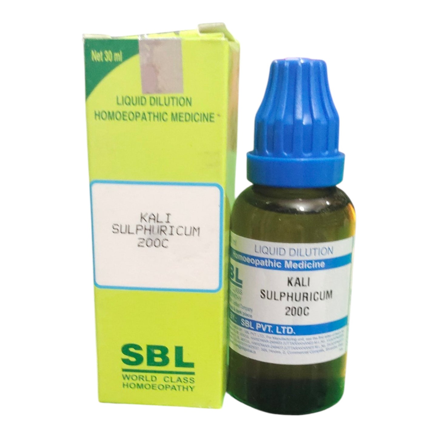 SBL KALI SULPHURICUM 200C HOMEOPATHIC MEDICINE 30ML - Liquid type - Bhanu Pratap