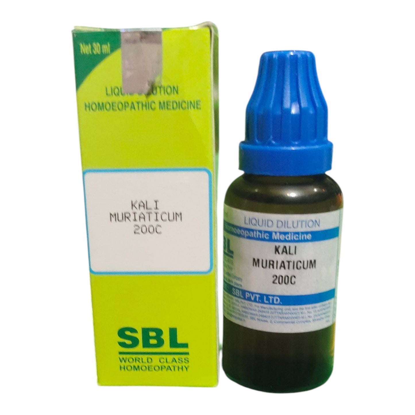 SBL KALI MURIATICUM 200C HOMEOPATHIC MEDICINE 30ML - Liquid - Bhanu Pratap