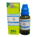 SBL homeopathic medicine bottle and packaging on a white background